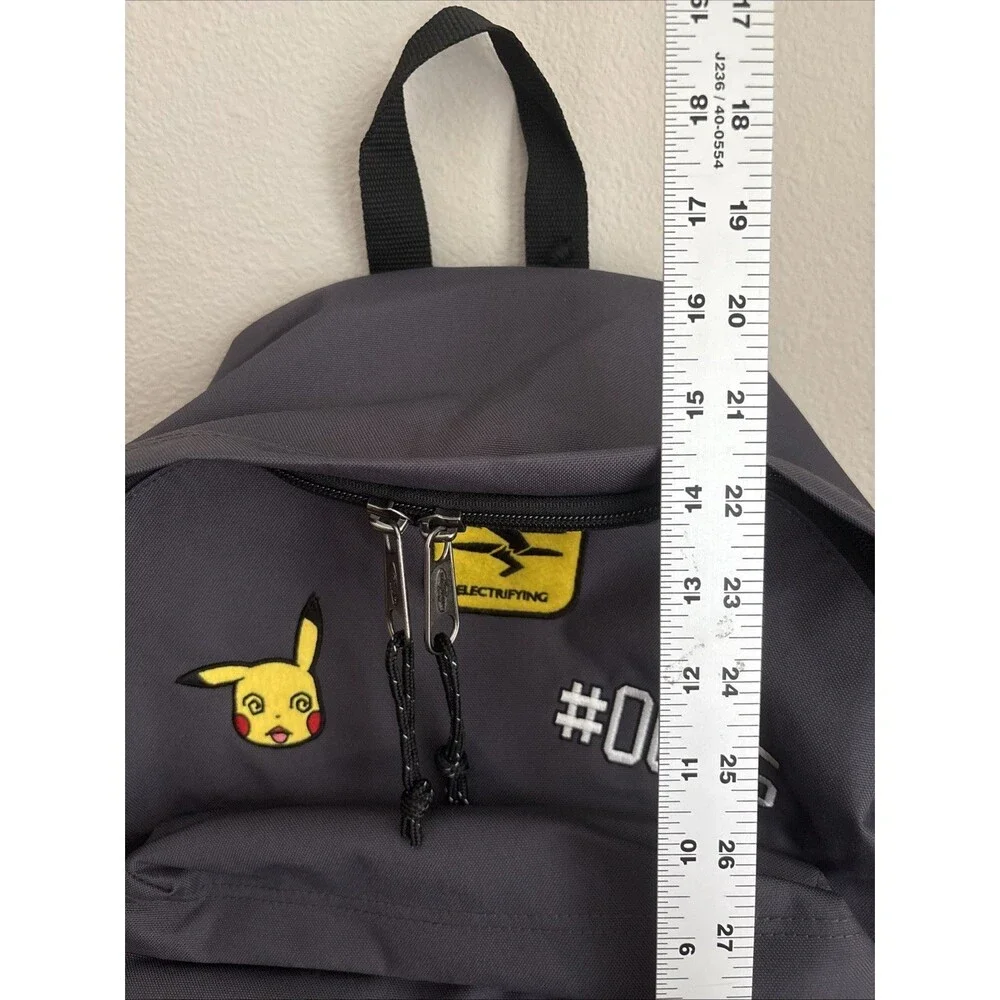 Pokemon x Eastpak Day Pak'r Patches Grey Gray Backpack 0025 NEW